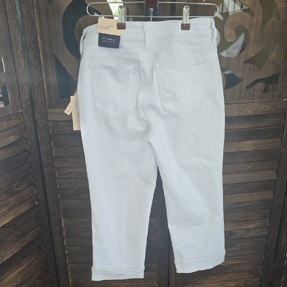 NYDJ Women's Crisp White Ankle Jeans - Picture 7 of 10
